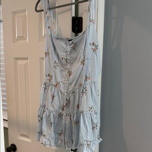 Wild Fable Light Blue Floral Dress